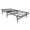 MALOUF STRUCTURES HIGHRISE Folding Metal Bed Frame, Twin