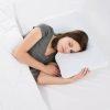 Malouf Z Side Sleeper Shoulder Cutout Gel Dough Pillow, Liquid Gel Layer, woman sleeping