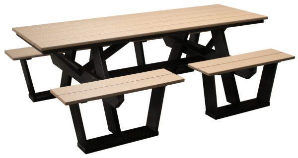 Picnic Table Split Bench Seats