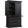 Wolfcraft Mckinley Master Armoire with Pull Tray Open